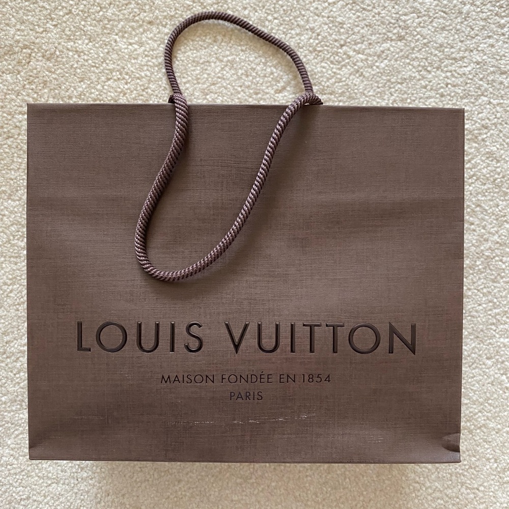 Authentic Louis Vuitton Paper Shopping Bag